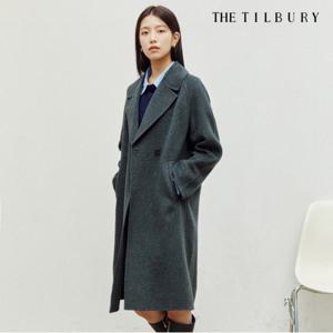 (더틸버리) 캐시미어 래글런 더블 버튼 코트 TPBM0CT81W