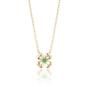 [GB] 행운 네잎클로버 탄생석 14k GOLD 목걸이 LNN24059G