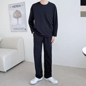 GQQ STT221 남자노링클일자밴딩상하세트