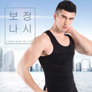 남자 이너핏 뱃살 보정 민소매 압박 나시