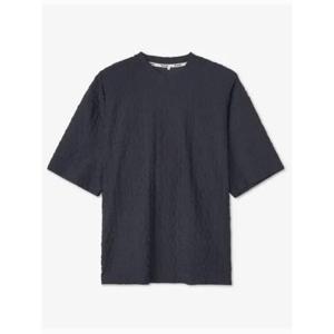 써네이 반팔 티셔츠 CRTWMTOP016 PLY015 492 Navy Dark Navy