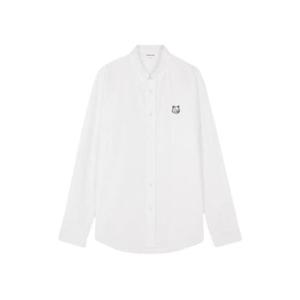 메종키츠네 긴팔 셔츠 MM00410WC2010P100 WHITE DOM