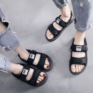 커플샌들 바캉스 여름샌들 찍찍이
