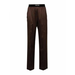 [TOMFORD] 라프리마 여성 캐주얼 스트레치 실크 새틴 팬츠 PAW397FAX881KB750 Brown /8