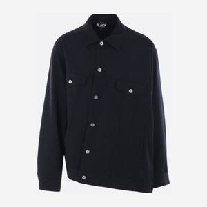 꼼데가르송 오버사이즈 핏 울 셔츠 1OJ017S25 1BLACK