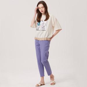 [더레노마](본사직영) 컬러 여름 코튼 슬랙스팬츠-CC28SL350