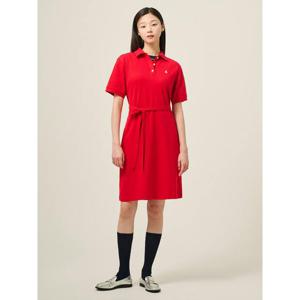 [빈폴레이디스] [Essential] 피케 원피스  레드 (BF5471E016)