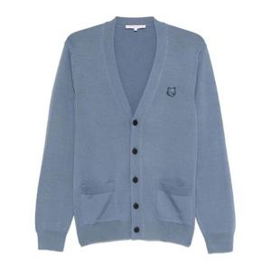 메종키츠네 가디건 MM00509KT10360075 BRETON BLUE DOM