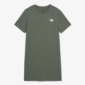 노스페이스반바지 DQC NT7ZQ40B 여성 에센셜 반팔 미니 드레스