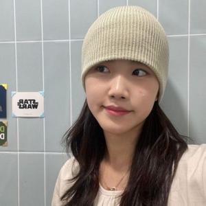 남녀공용 숏비니 고급 니트모자 트렌드 와치캡 베이지