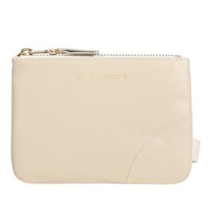 꼼데가르송 지퍼 클로저 파우치 SA8100 OFFWHITE