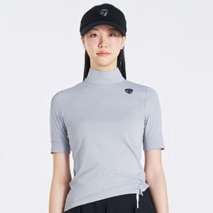 [테일러메이드][엑셀러]25SS 여성 셔링 하이넥 5부소매 티셔츠 TWTHO6141-190