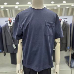 [앤드지]앞포켓 등판 절개 포인트 반팔 면티 JBSF2TR1001 NV_DJ