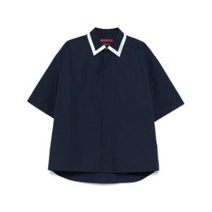 구찌 반팔 셔츠 814704 Z7AHA4294 Blue japan