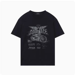 [버커루] 루즈핏 빈티지 크랙 아트웍 반팔 티셔츠(B252TS362P)