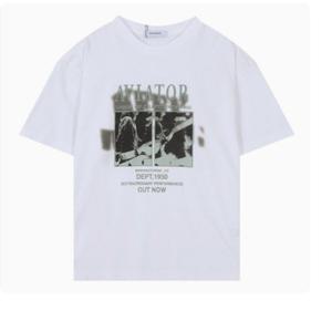 [버커루] 루즈핏 피그다잉 발염프린트 반팔 티셔츠 (B252TS366P)