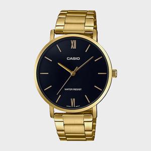 CASIO 카시오 MTP-VT01G-1B 남성시계 심플 메탈 손목시계