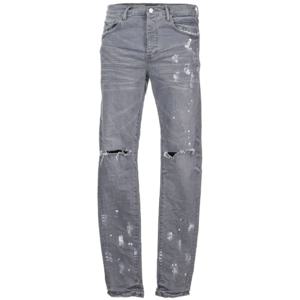 25 FW 퍼플브랜드 디스트레스드 페인트 스플래터 슬림 핏 진 P001WGKS122 TP433997951