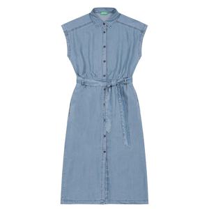 [베네통] Denim sleeveless dress_4KHNDV0BI902