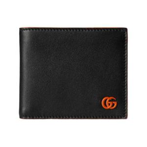 구찌 GG 마몽 바이폴드 월렛 블랙 오렌지 835047-AAE1V-1059