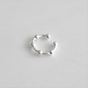 아트박스/폭스타일 [Silver925] Ball earcuff