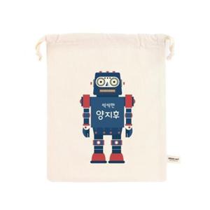 아트박스/디자인아지트 [주문제작]스트링파우치 로봇A 프랭크