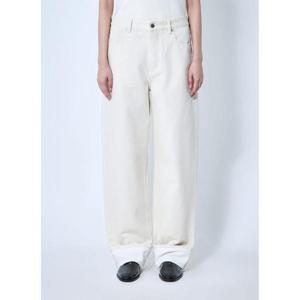 25 FW 보테가베네타 여성 턴 업 커프스 진  bov0260005wht