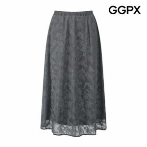 [GGPX] 우먼 레이스 밴딩 플레어 스커트 (GP7SK008F)