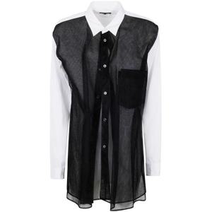꼼데가르송 긴팔 셔츠 POB009 1 WHITE