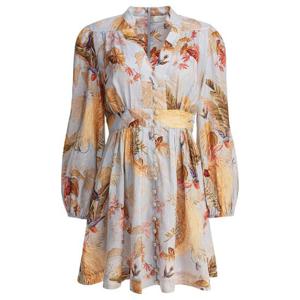 ZIMMERMANN Ascension Plunge Mini Dress 5147DSS253LBPFL