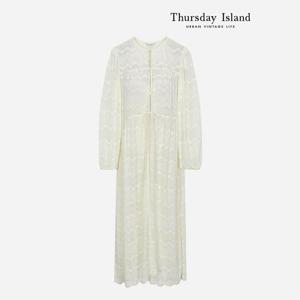 [Thursday Island] 레이스 로브 원피스(T236MOP154W)