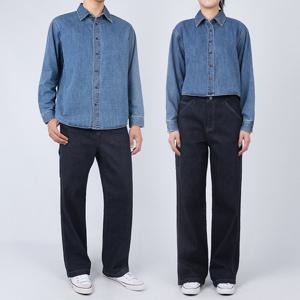 [게스]게스 남녀공용 유니 데님 셔츠 미디엄블루 MO3D6262