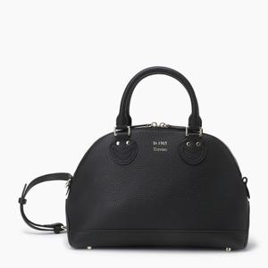 [베네통] 하프문 투웨이 레더 토트백_BCBG01541BK
