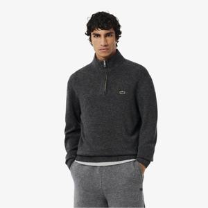 [25FW 15%쿠폰]라코스테 공식 남성 방모 반집업 스웨터 AH3052-55N 050