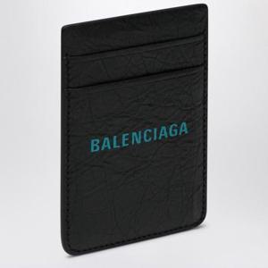 발렌시아가 카드지갑 6758352AAOD 1074 BLACK