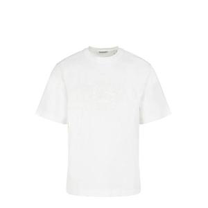버버리 반팔 티셔츠 8095105 Bianco White