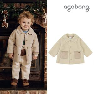 [아가방]레오블랑시어링코트(BEIGE) 01Q725402
