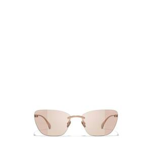 샤넬 선글라스 CH4286T C22693 BEIGE ROSE GOLD