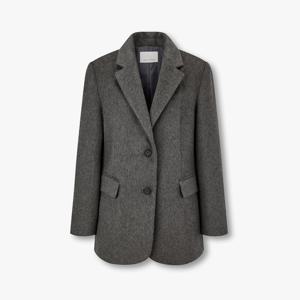 [보브]울 블렌드 오버핏 싱글 자켓7155410005