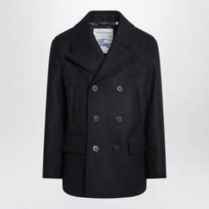 버버리 네이비 울 더블브레스트 코트 8115005167774 A1222