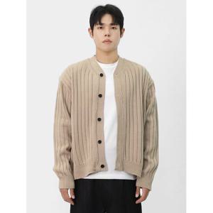 [빌리버스] 남자 니트 가디건 긴팔 무지 오버사이즈 아우터 BWIS002