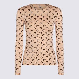 마린세르   긴팔 티셔츠 FW25 WTS006ATA10 6317159 Brown
