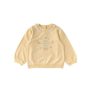 [밍크뮤](YE)리본십자수스웨트셔츠  35A15-334-06