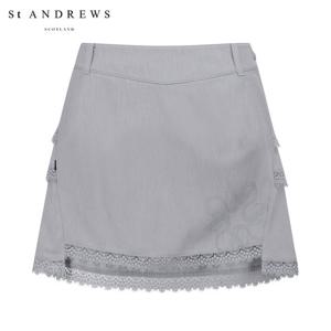 [세인트앤드류스] 여성 별 심볼 레이스 티어드 큐롯 스커트 821E1PC001_GY