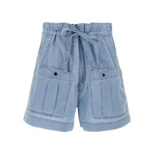 이자벨마랑 에뚜왈   여성 반바지 SS25 SH0209FAC1I01E30LU 5604158 Light Blue