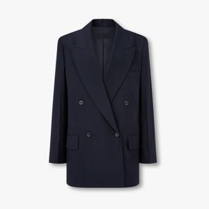 [보브]서머울 블렌드 피크트 라펠 더블 자켓7115310801