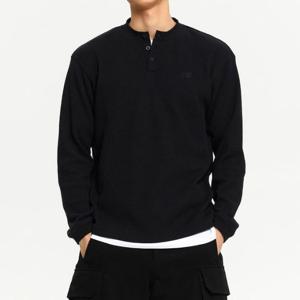 뉴발란스긴팔티 LQJ NBNDE4S081-19 MEN 와플 헨리넥 긴팔티 (SEMI-OVER FIT)