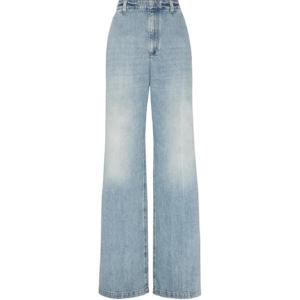 Brunello Cucinelli 하이 라이즈 와이드 진 M0H72P5569C8326