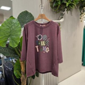 스테파니 HC05 나염레터링유성7부티셔츠 A25TS5302H