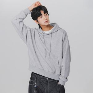 앨빈클로 베이직 크롭 스웨트 후드티 AVH309 (2 COLOR)